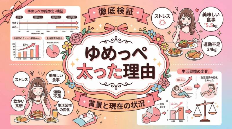 ゆめっぺ太った理由の徹底検証