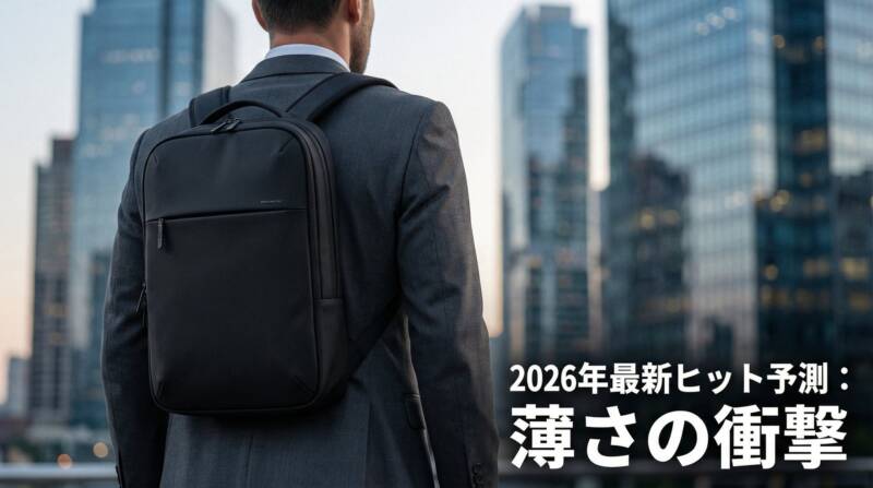 2026年最新ヒット予測:薄さの衝撃 - ノースフェイス スリムリュック