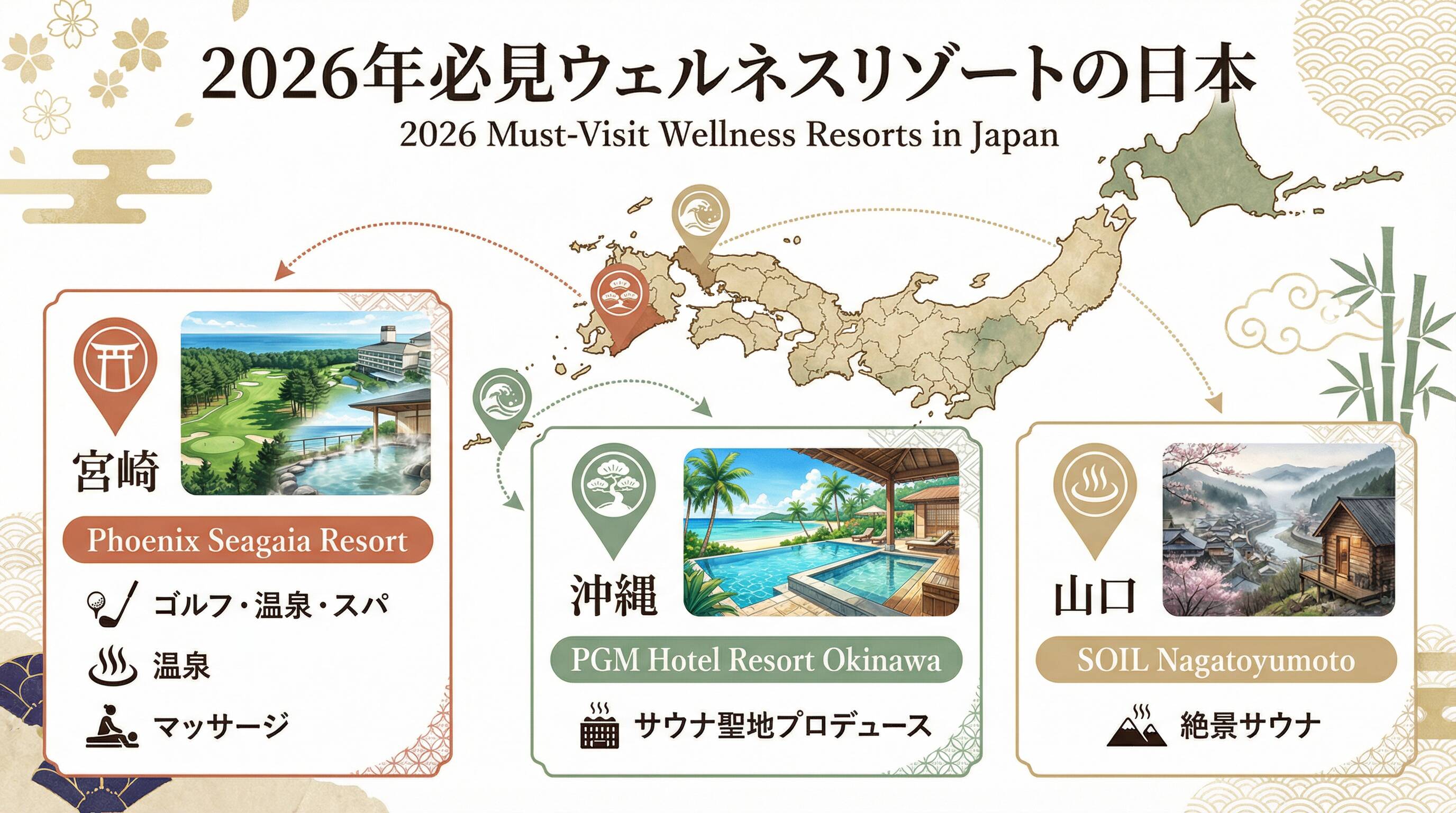 2026年必見ウェルネスリゾートの日本
