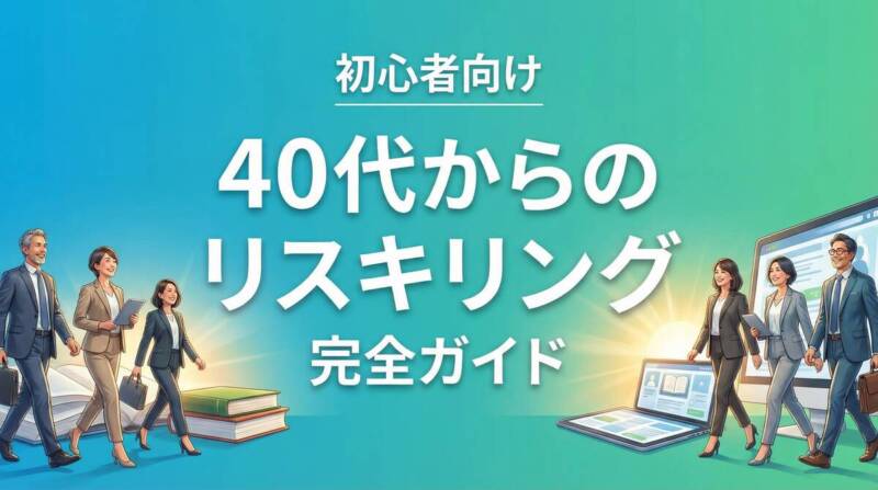 40代からのリスキリング初心者向け完全ガイド|無料学習サイトと実践方法