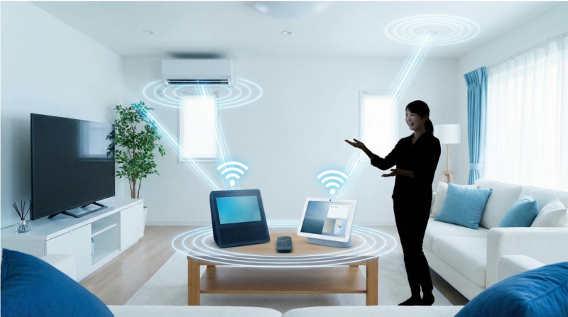 スマートスピーカーとスマートリモコンから始める導入ルートのイメージ図