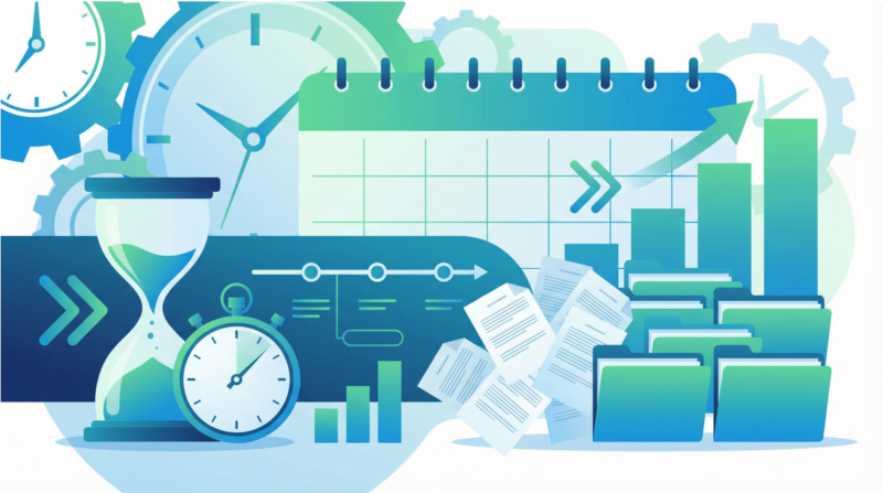 ChatGPTが確定申告書類を整理するイメージ - AIアシスタントによる効率化