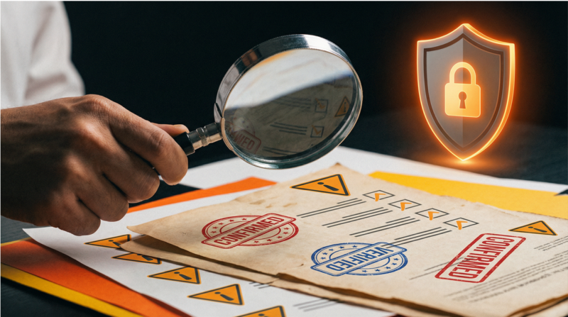 確定申告の確認とチェックのイメージ - セキュリティと正確性の重要性