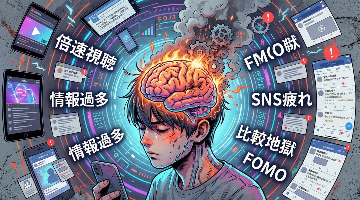 ローカル線の車窓から景色を眺める若者