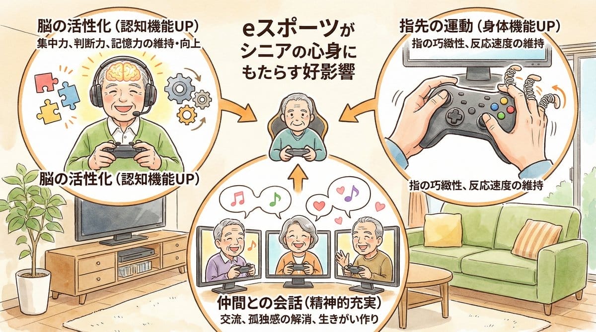 シニアeスポーツの大会の様子