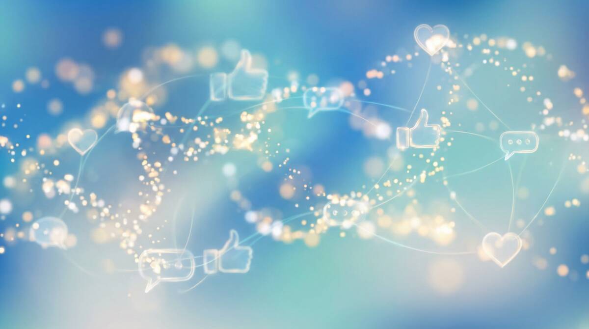 SNSでのファンの反応を象徴するソーシャルメディアのイメージ画像