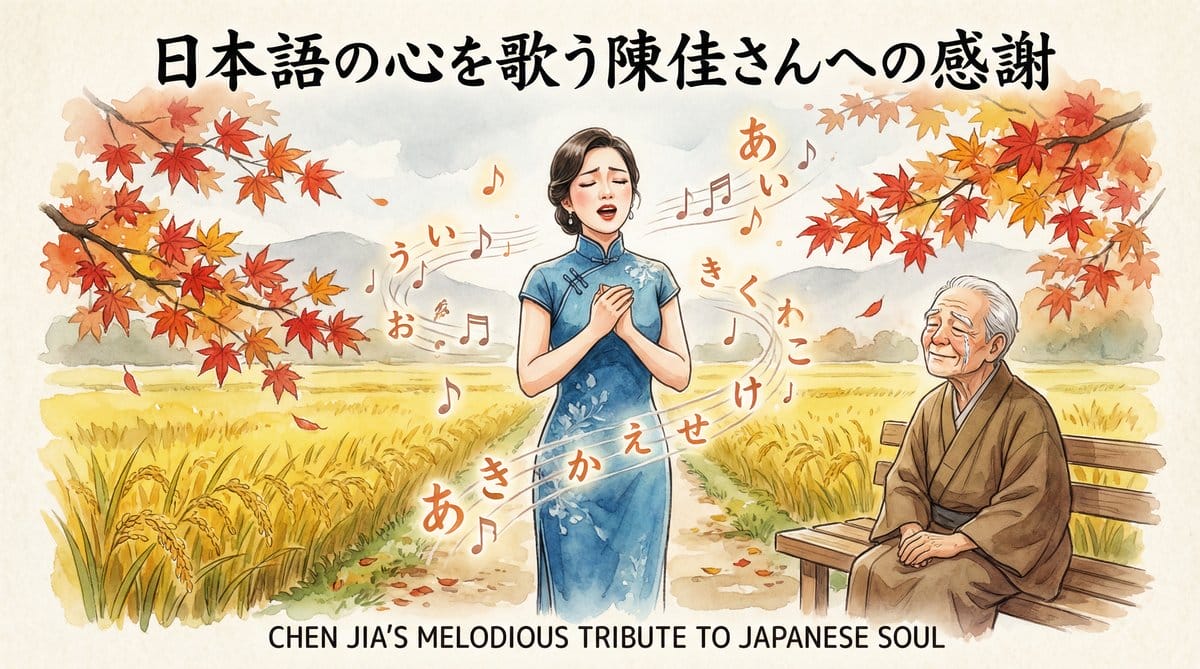 日本語の心を歌う陳佳さんへの感謝