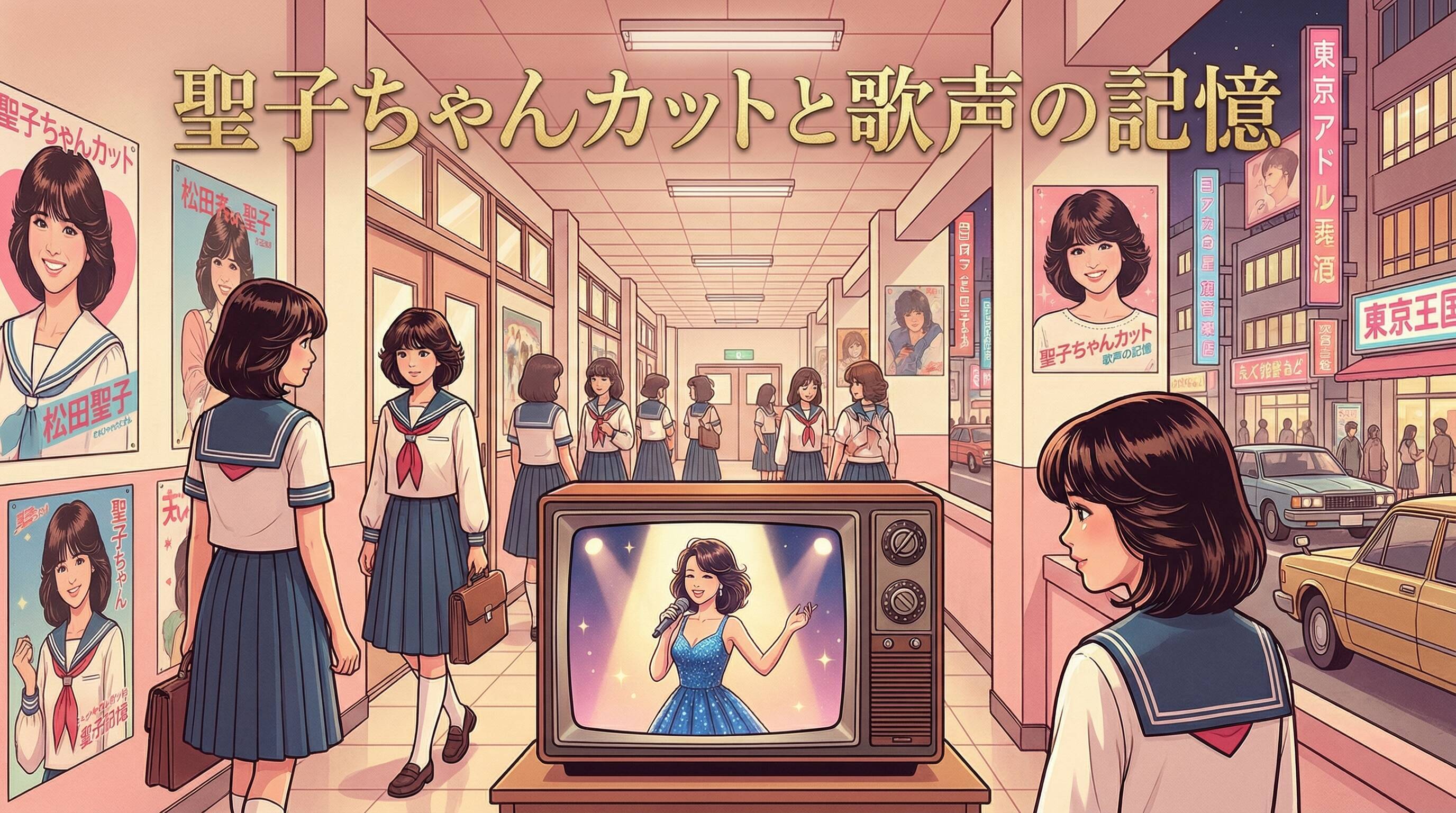 聖子ちゃんカットと歌声の記憶 - 1980年代の昭和の学校風景