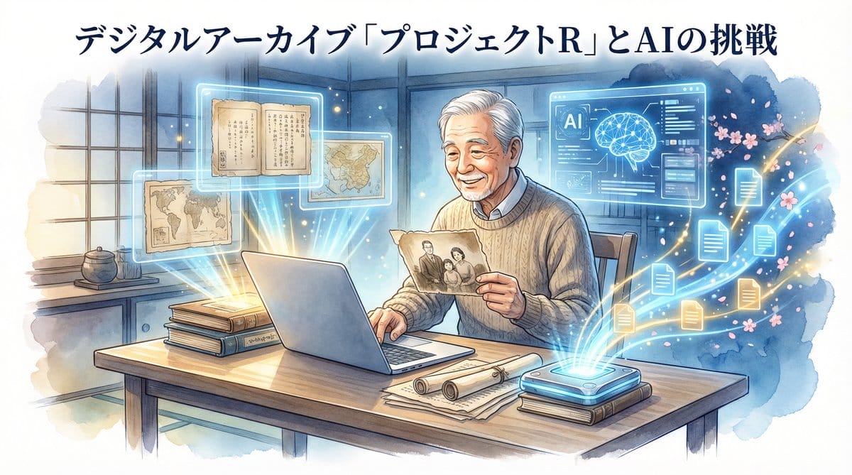デジタルアーカイブ「プロジェクトR」とAIの挑戦 82歳の新たな挑戦