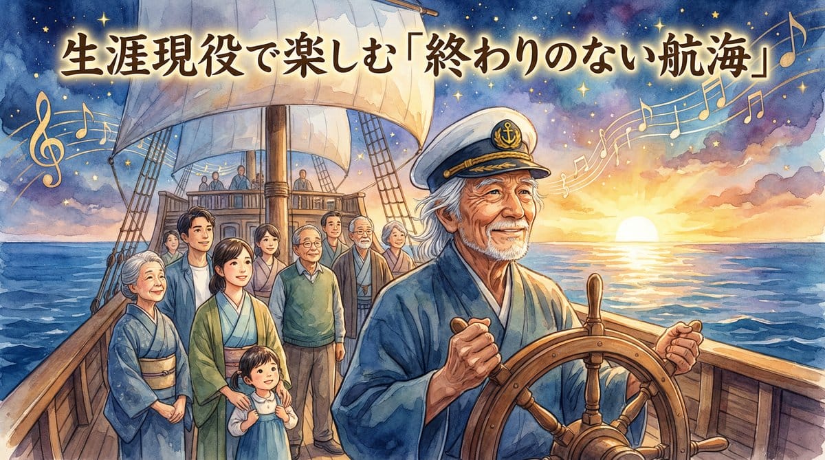生涯現役で楽しむ終わりのない航海 読者へのメッセージ