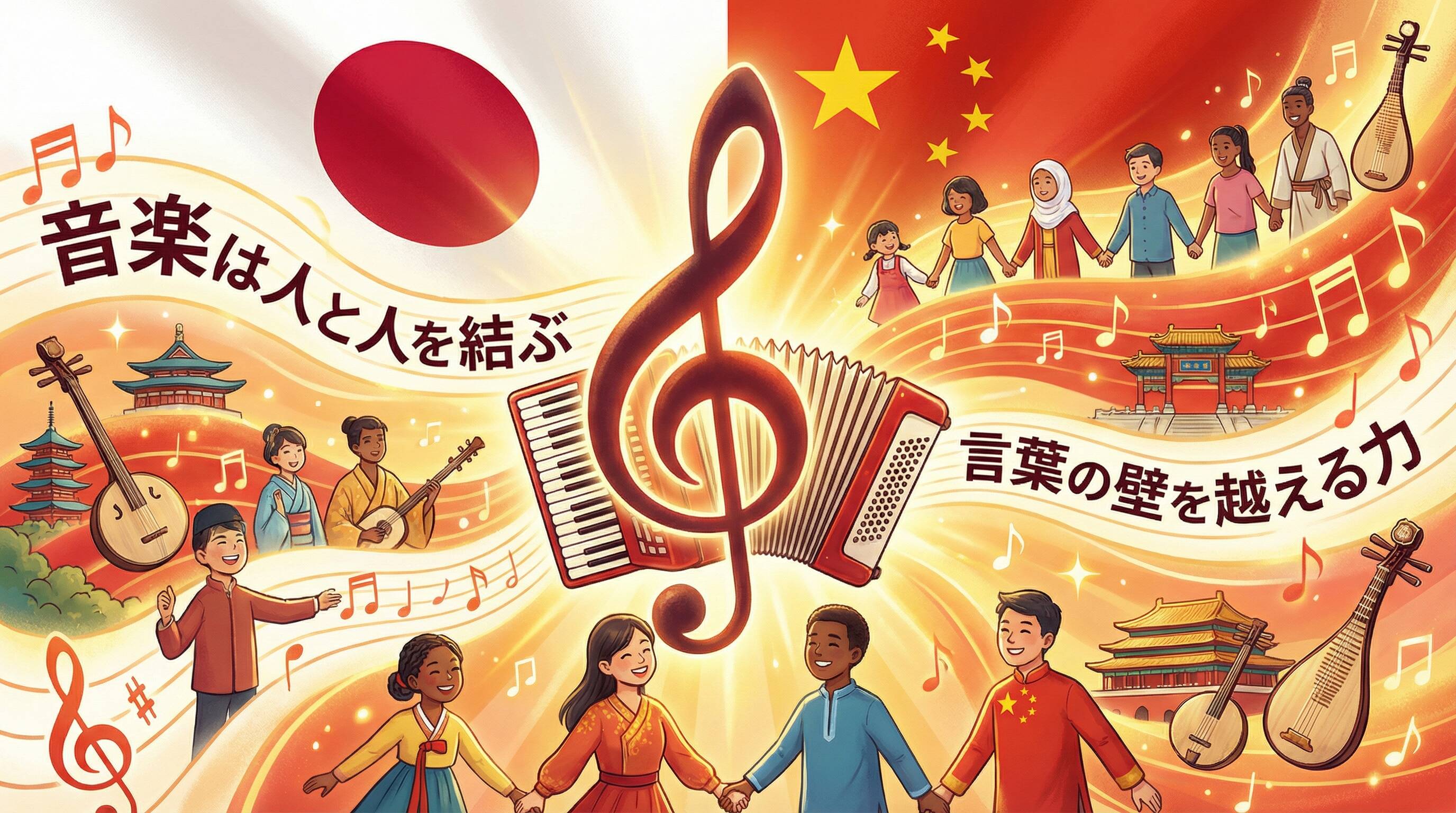 音楽は人と人を結ぶ 言葉の壁を越える力