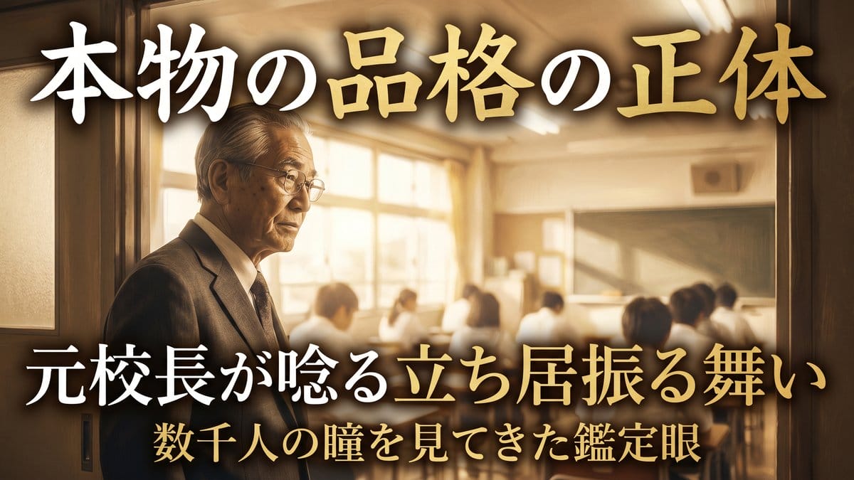 芦田愛菜 本物の品格の正体 元校長が唸る立ち居振る舞い