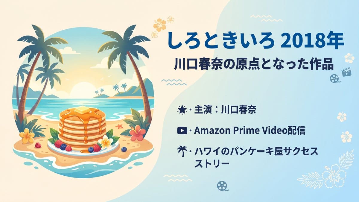 川口春奈 しろときいろ 2018年 原点となった作品