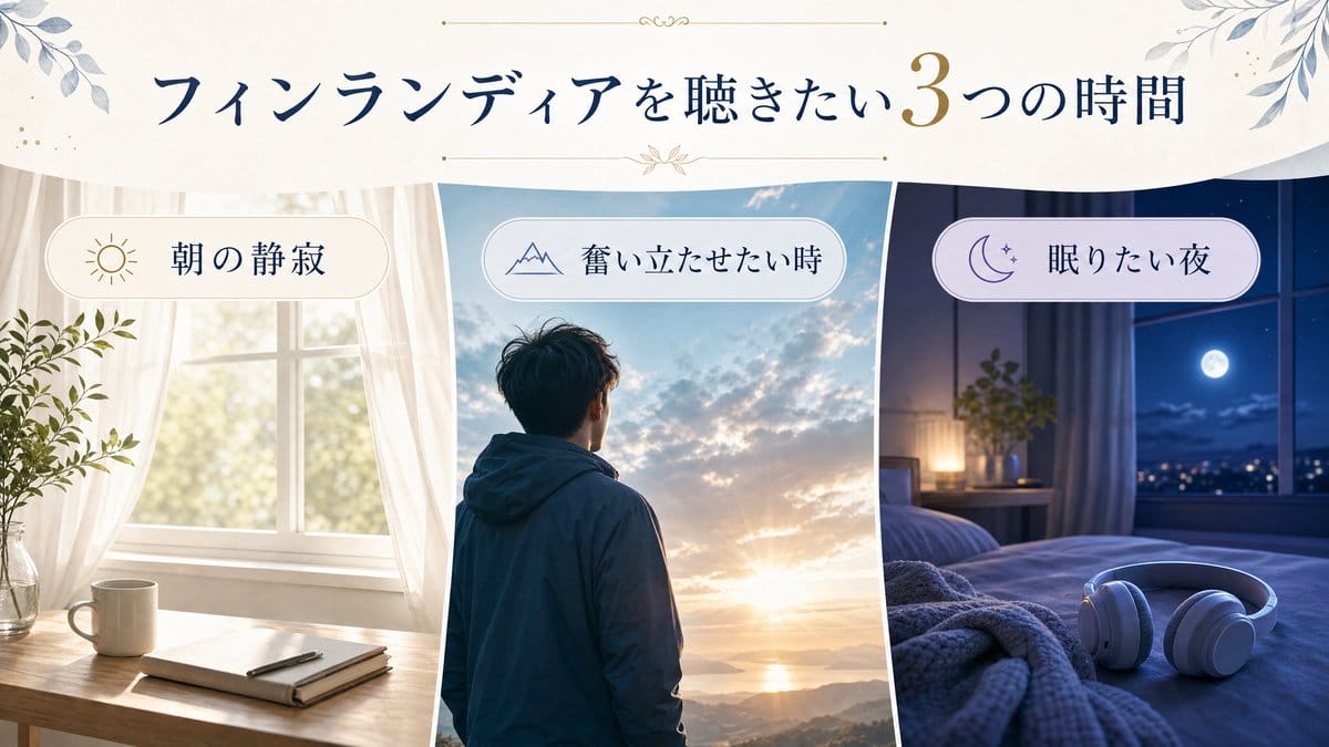 フィンランディアを聴きたい朝と夜と奮い立つ時間 2026