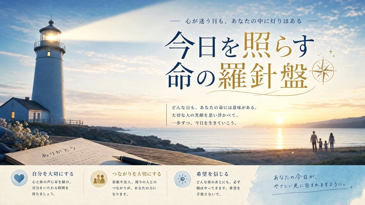 死を見つめることは今日を照らすこと 2026