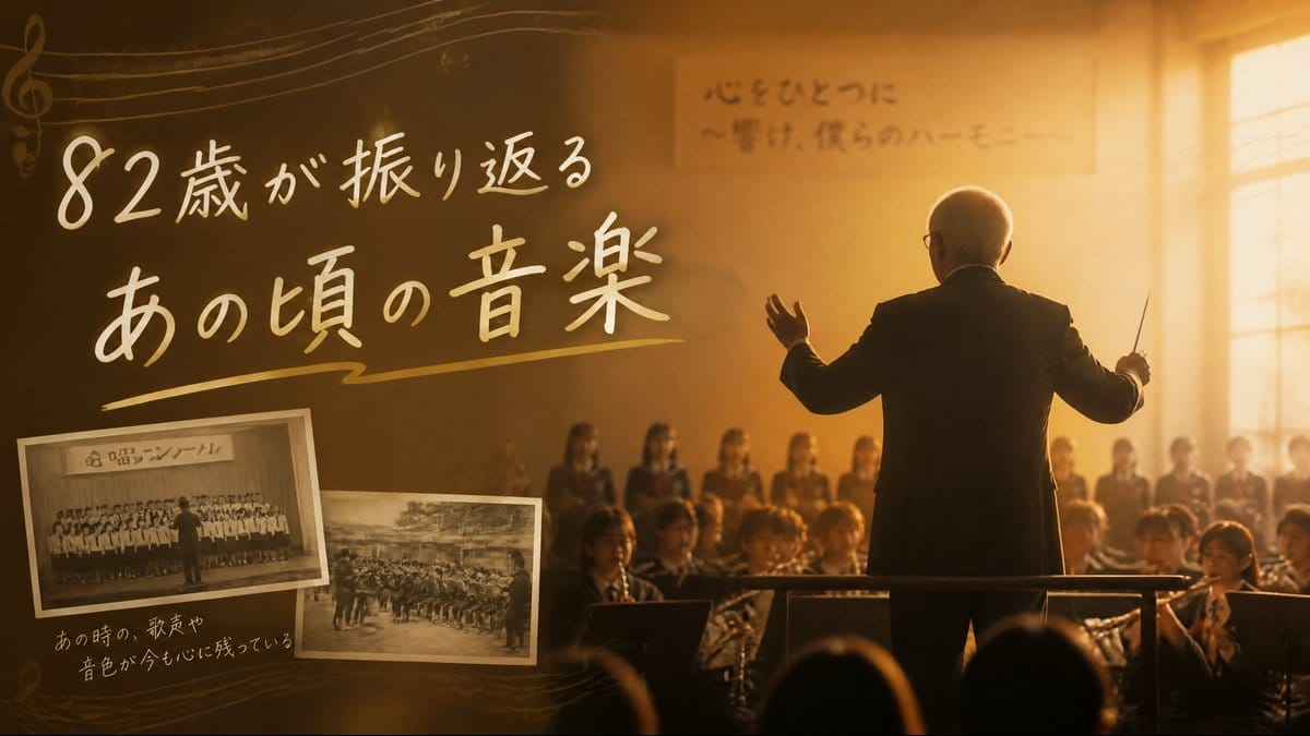 82歳 元校長 合唱 吹奏楽 クラシック音楽 思い出 2026