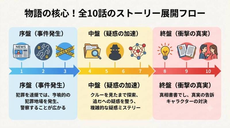 ドラマ「マイフィクション」のストーリー構成