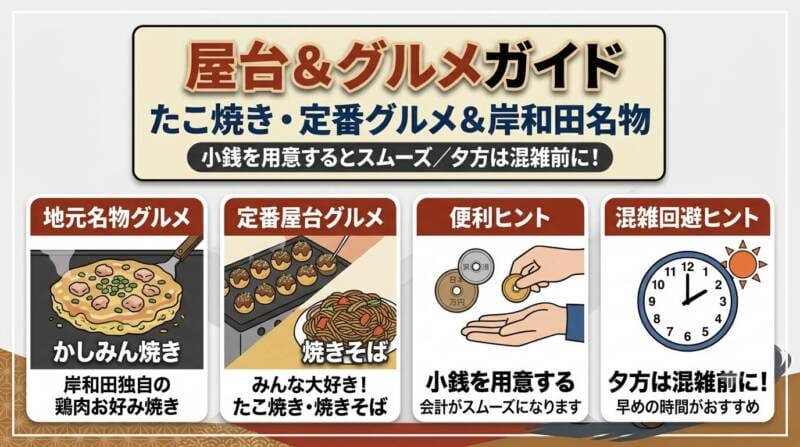 地元グルメから定番まで!屋台利用のコツ