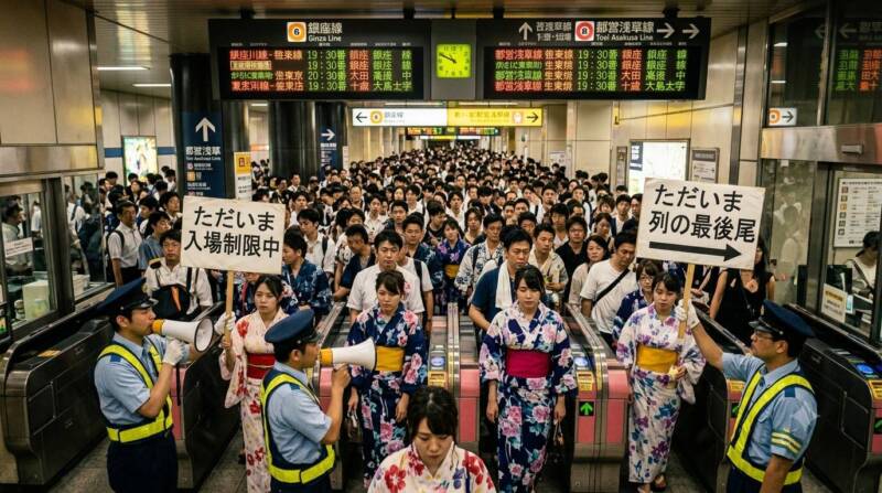 隅田川花火大会当日の車両通行止め交通規制マップ