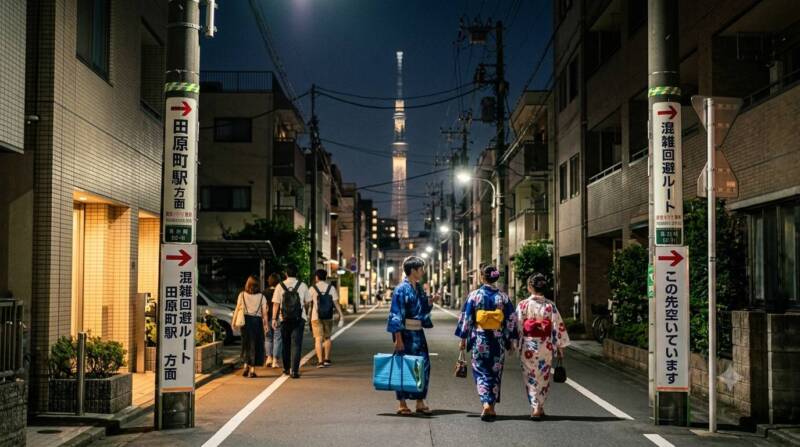最蔵前駅や錦糸町駅へ抜けられる徒歩ルート案内