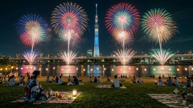隅田川周辺の無料穴場鑑賞スポットマップ