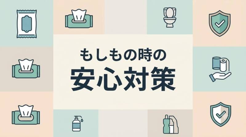 天神祭りでトイレが見つからないもしもの時に備えた、携帯トイレなどの安心対策チェックリスト画像