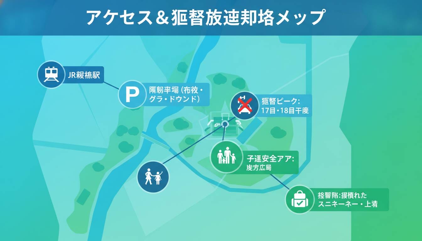 新居浜太鼓祭り2026のアクセスと駐車場・混雑回避攻略マップ
