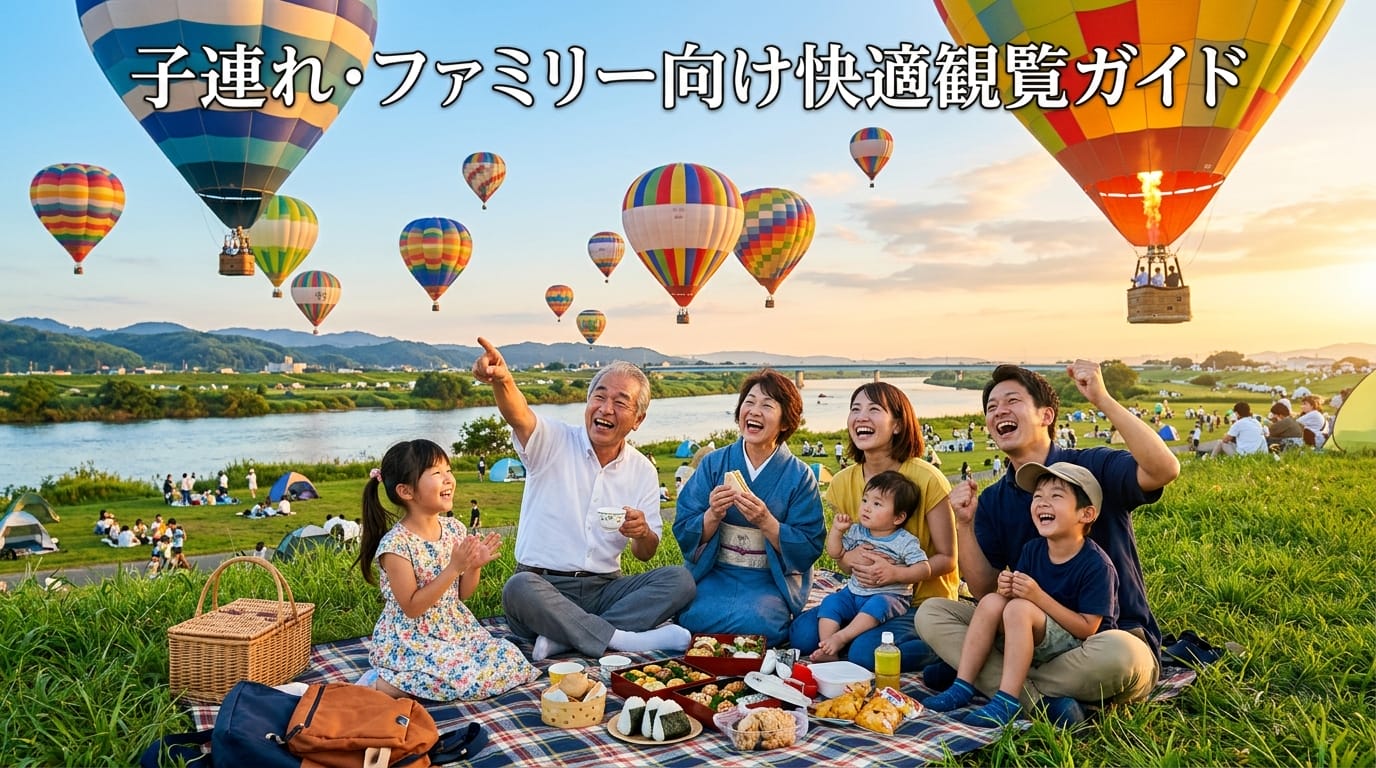 佐賀バルーンフェスタを家族で楽しむ様子と鑑賞ガイド