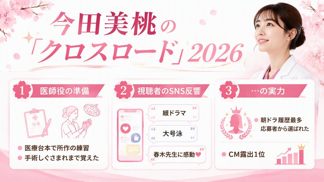 今田美桜 クロスロード 最終回 まとめ インフォグラフィック