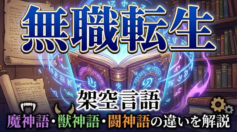 無職転生の架空言語（魔神語・獣神語・闘神語）徹底解説のアイキャッチ画像